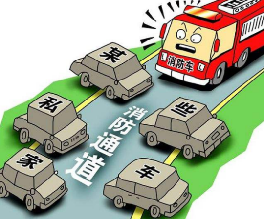 消防通道堵塞 消防通道堵塞